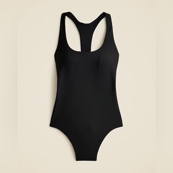 NWT J CREW Gail one-piece in Classic Sculpt™ in black - Picture 3 of 13
